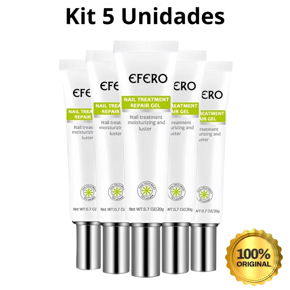 Compre 2 Leve 5 - Efero Nails - Gel Anti Fungos e Micoses + 2 Brindes