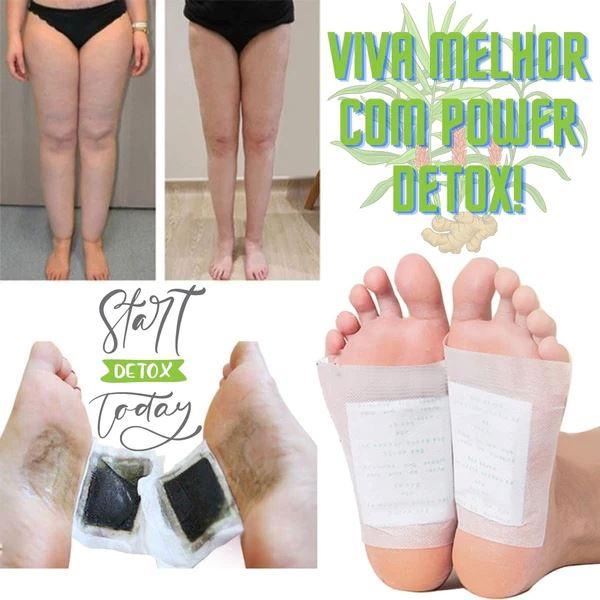 Adesivo Removedor De Toxinas Power Detox - 20 Unidades Adesivo Detox 001 Pandariaimports 