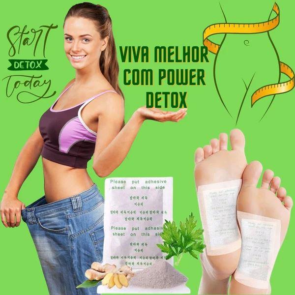 Adesivo Removedor De Toxinas Power Detox - 20 Unidades Adesivo Detox 001 Pandariaimports 