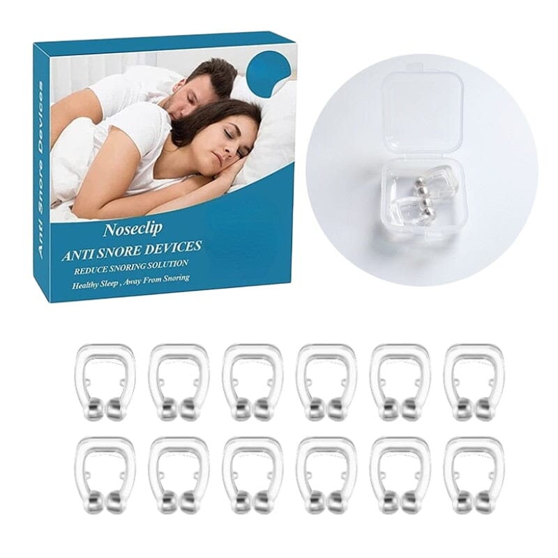 Anti Snoring Device Silicone Nose Clips Magnetic Sleep Tray Sleeping Aid Improve Sleeping Easy Breathe Apnea Guard Night Devices 0 Pandariaimports 