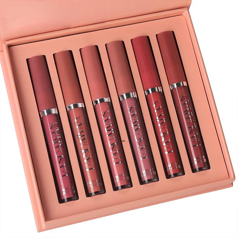 Batom Matte Handaiyan Sexy Lips - COMPRE 3 LEVE 6 Batom Matte Handaiyan Sexy Lips 001 Pandariaimports 