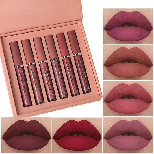 Batom Matte Handaiyan Sexy Lips - COMPRE 3 LEVE 6 Batom Matte Handaiyan Sexy Lips 001 Pandariaimports 