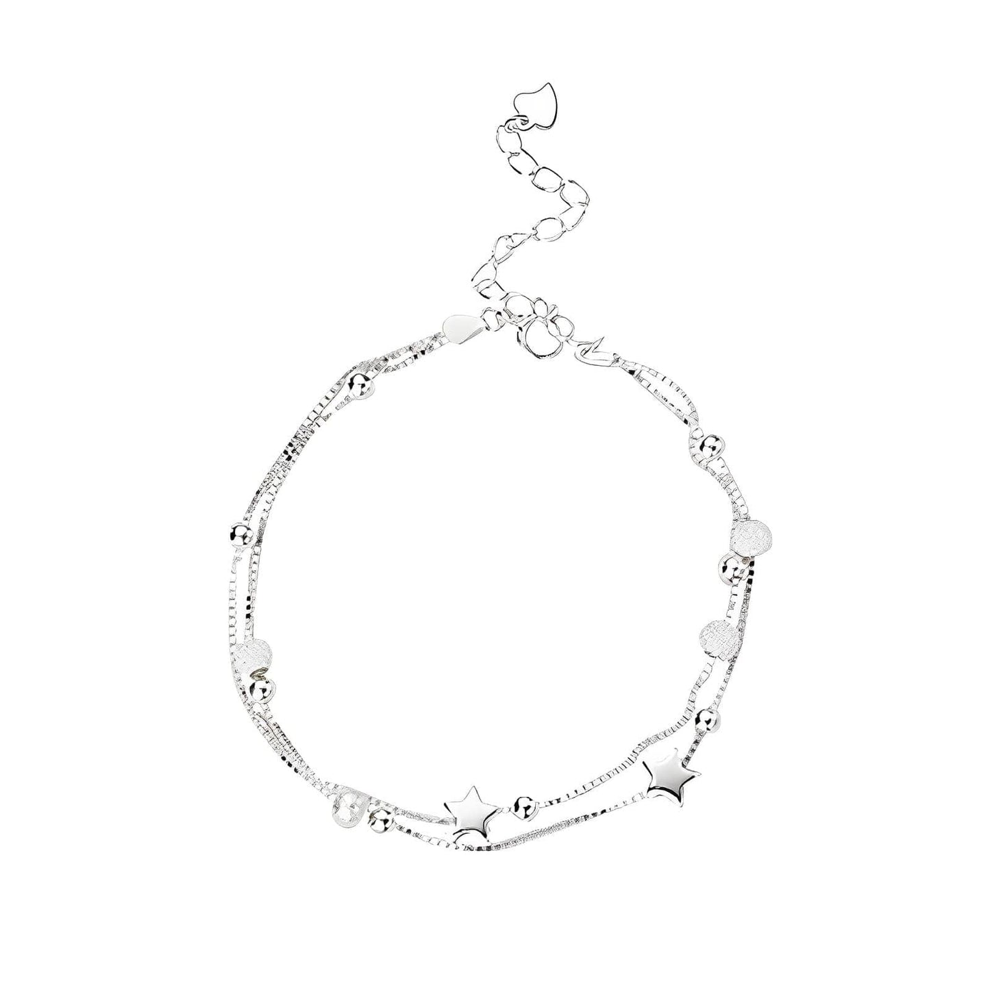 Pulseira Charm Estrelas Prata 925 Pulseira Charm Estrelas Prata 925 001 Pandariaimports 